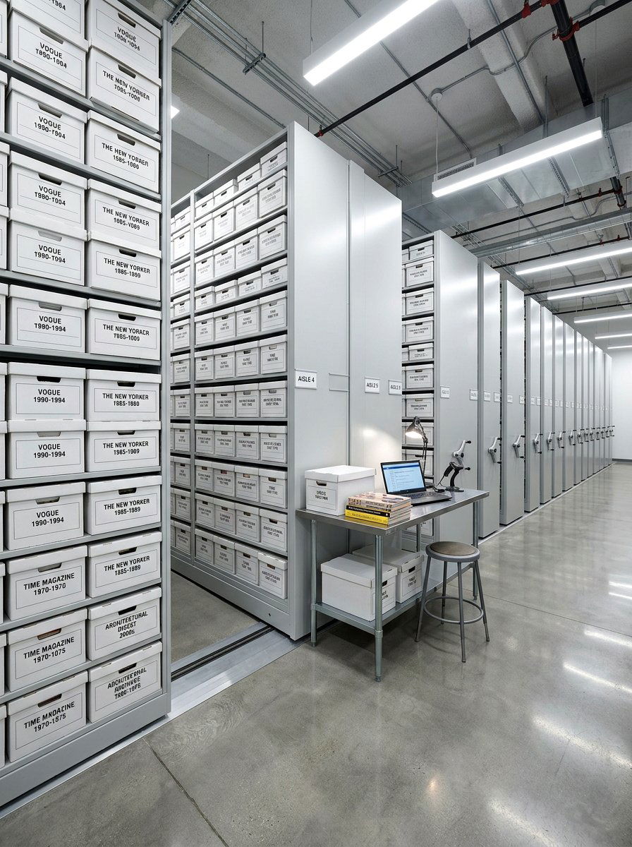 Editorial archive storage system - 30 editorial office ideas