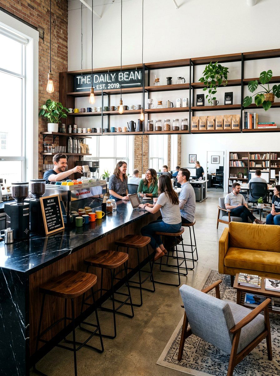 Editorial office coffee bar - 30 editorial office ideas