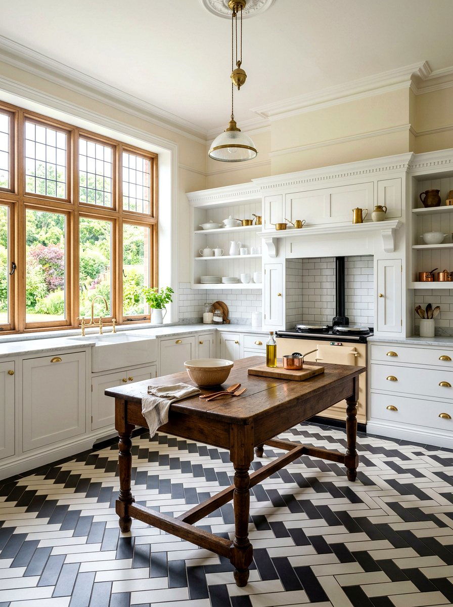 Edwardian Kitchen - 30 heritage kitchen decor ideas