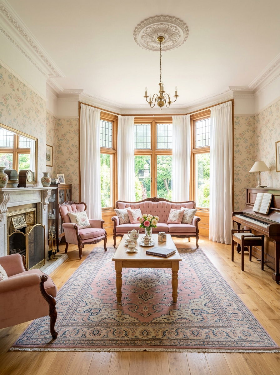 Edwardian lounge room - 30 heritage lounge room ideas