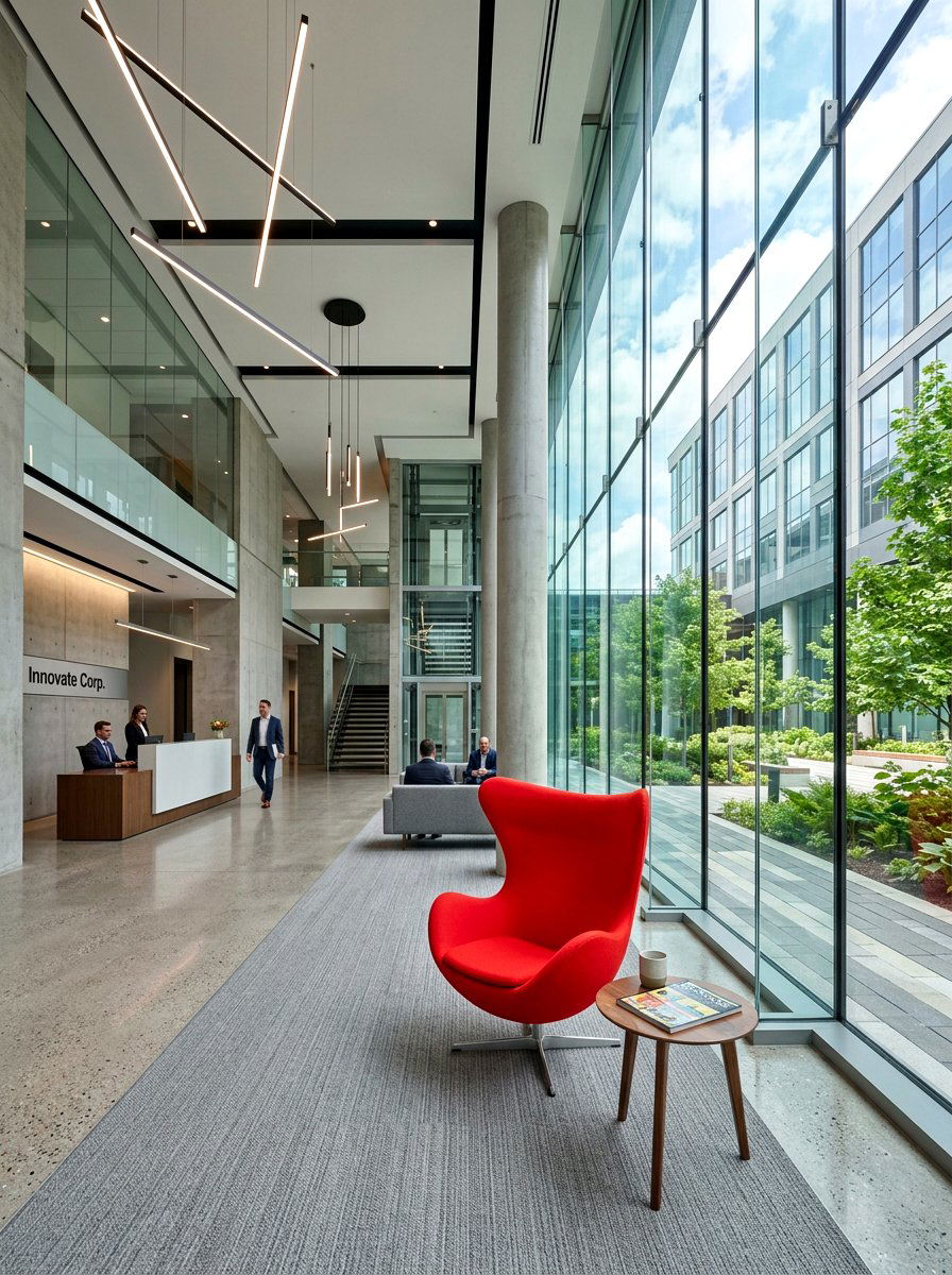 Egg Shape Chair - 30 office lounge chair ideas