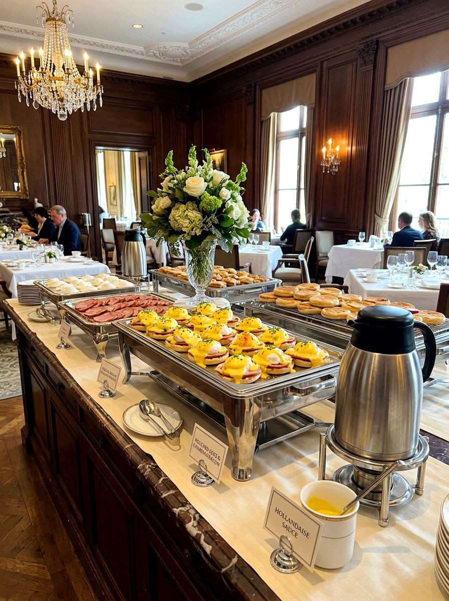 Eggs Benedict Buffet - 30 breakfast buffet ideas