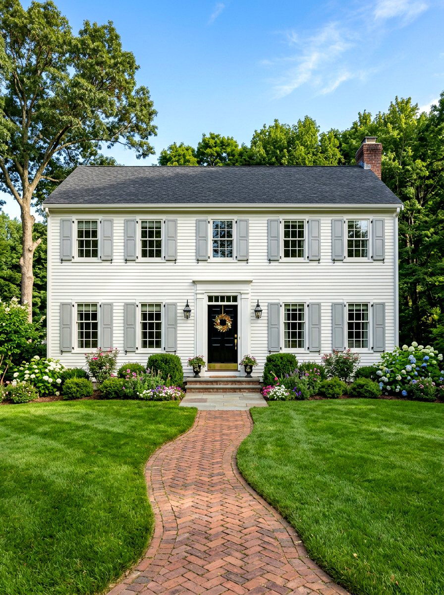 Eggshell White Exterior Paint - 30 exterior paint color ideas