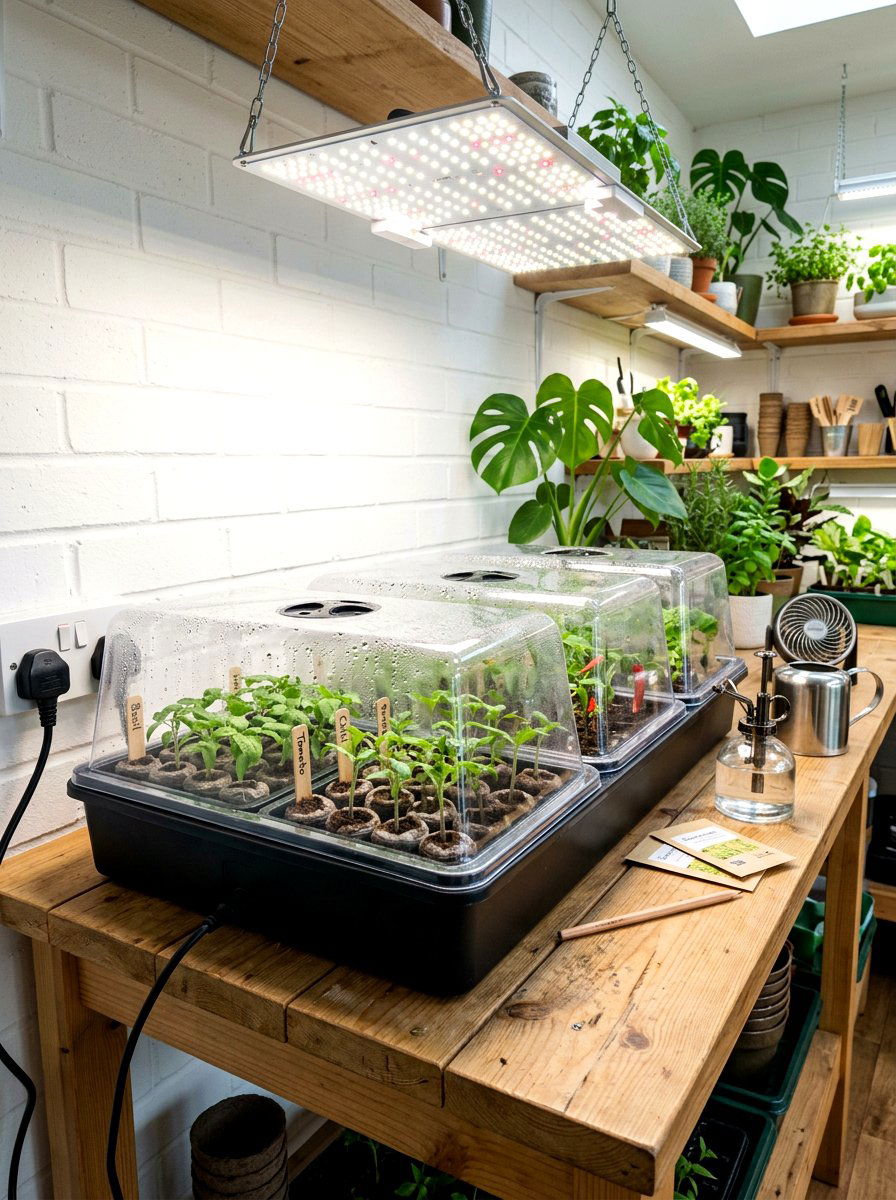 Electric Propagator Station - 30 greenhouse potting area ideas
