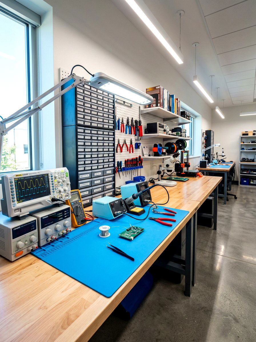 Electronics maker space - 30 maker space ideas