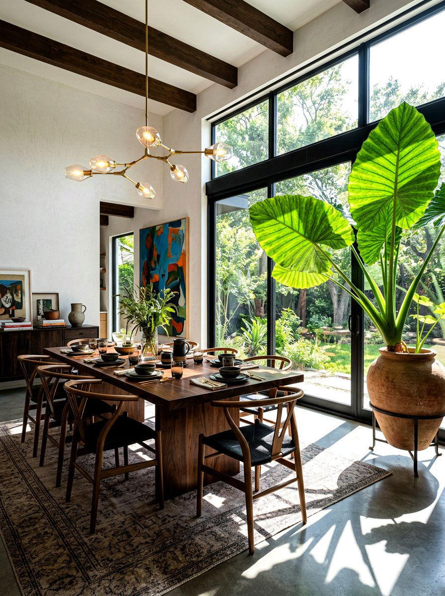 Elephant Ear - 30 tropical indoor plant ideas