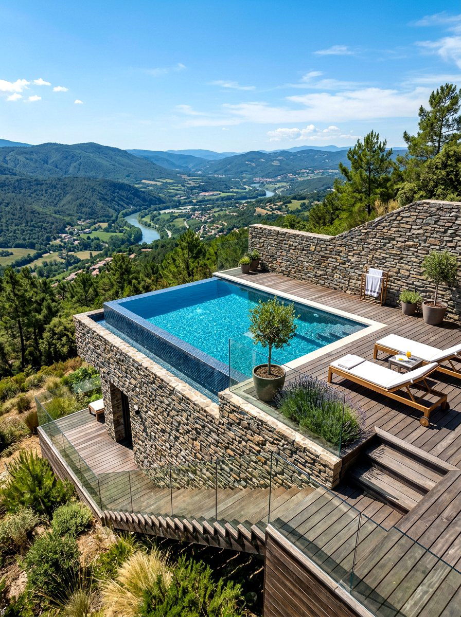 Elevated Pool - 30 backyard pool ideas
