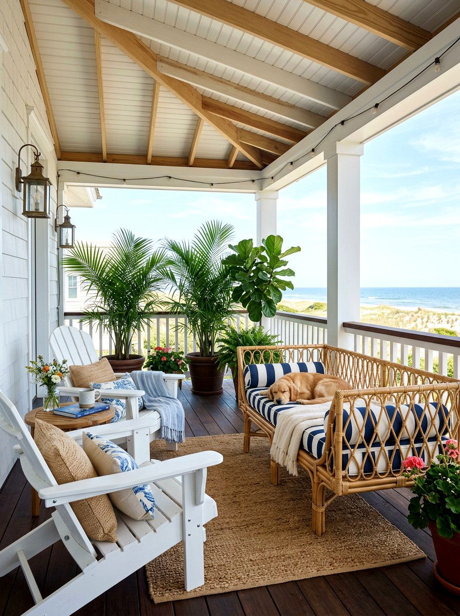 Elevated Rattan Dog Daybed - 30 pet basket styling ideas