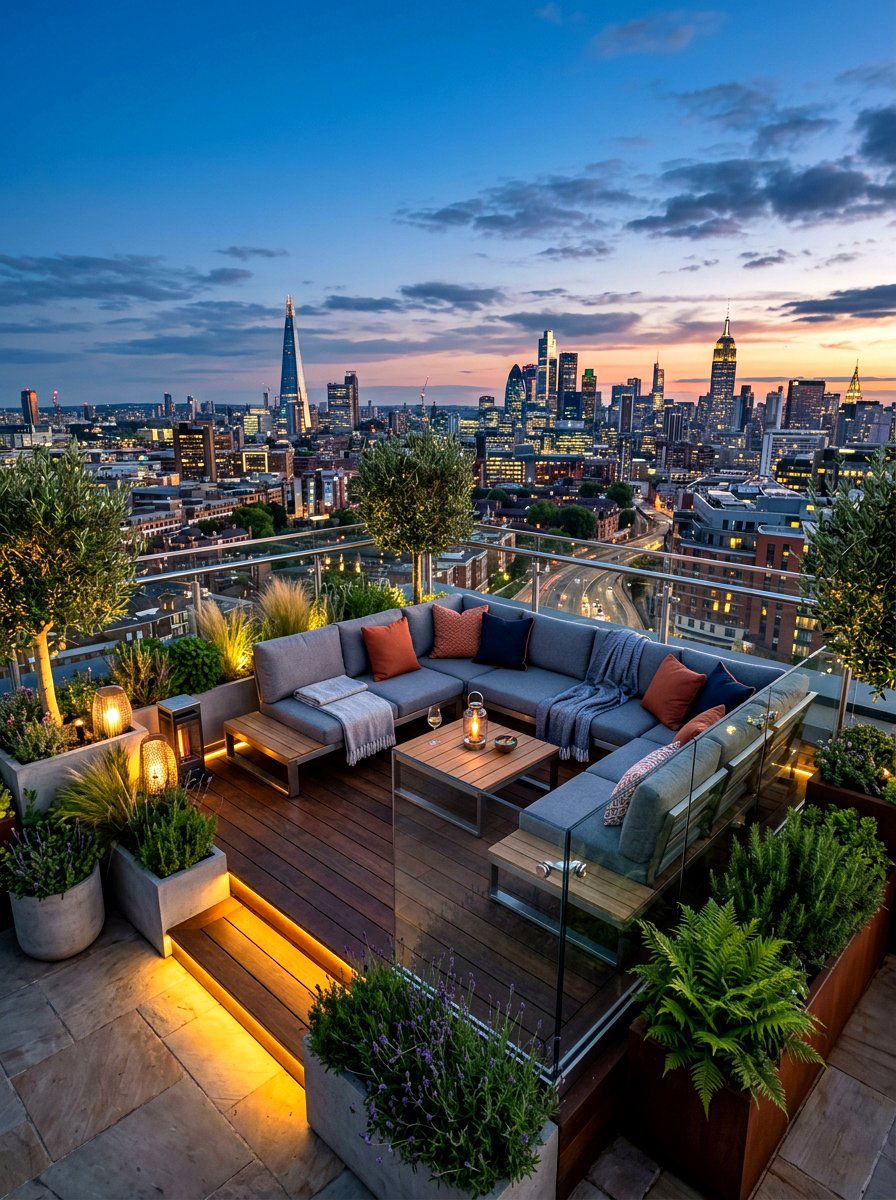 Elevated Roof Terrace Bench - 30 split level seating ideas