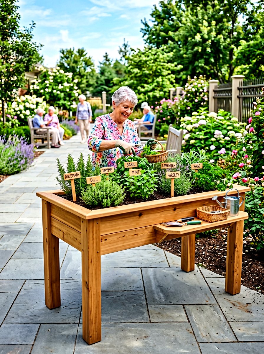 Elevated planters for seniors - 30 raised vegetable garden ideas