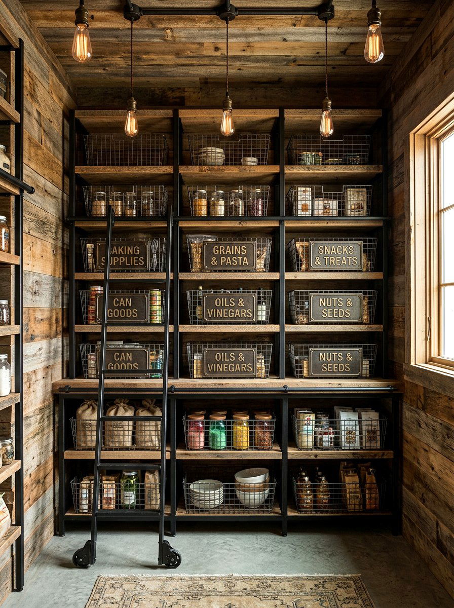 Embossed Metal Pantry Plate - 30 pantry labels luxury ideas