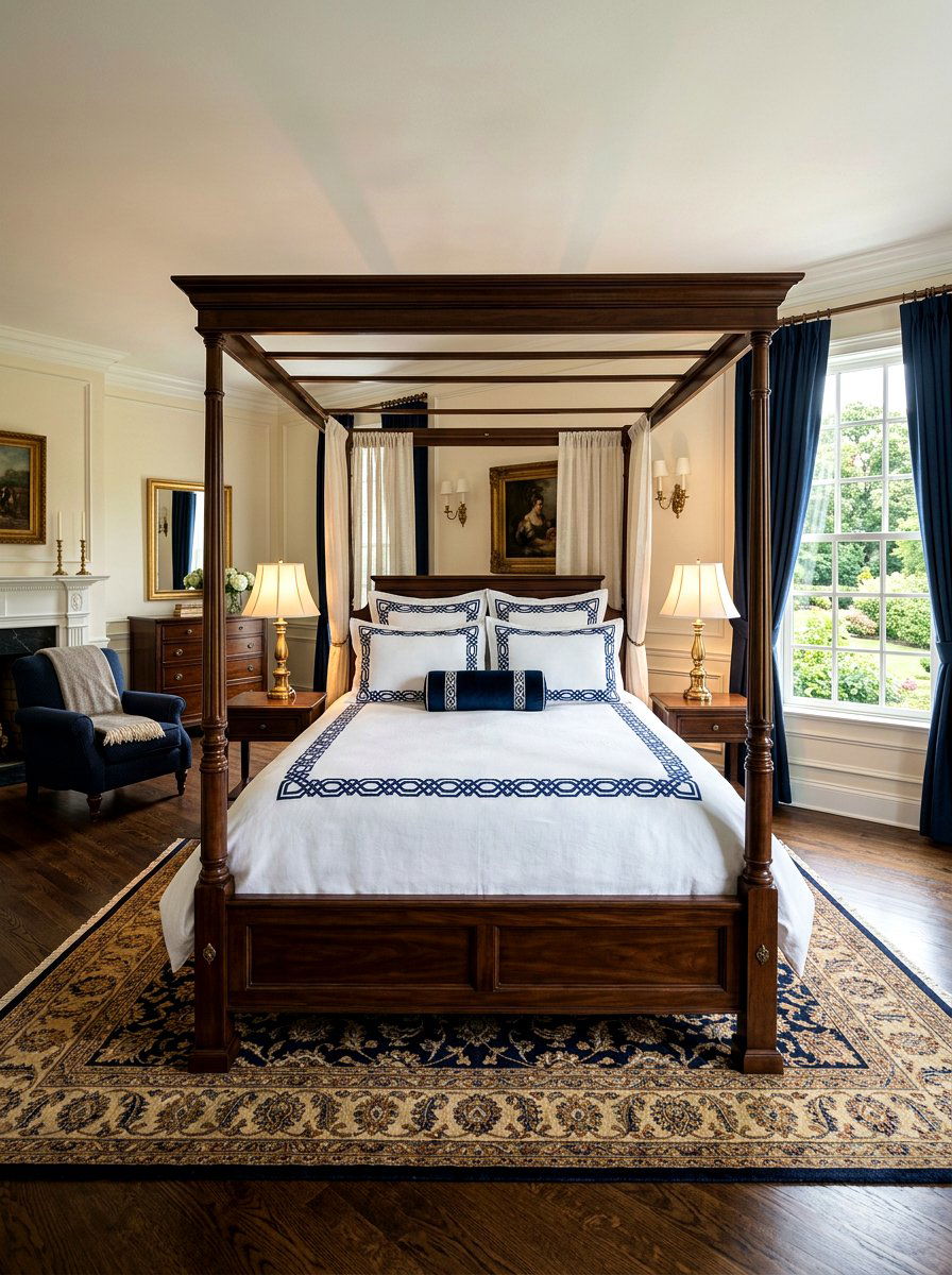 Embroidered Border Duvet - 30 hotel duvet bedroom ideas