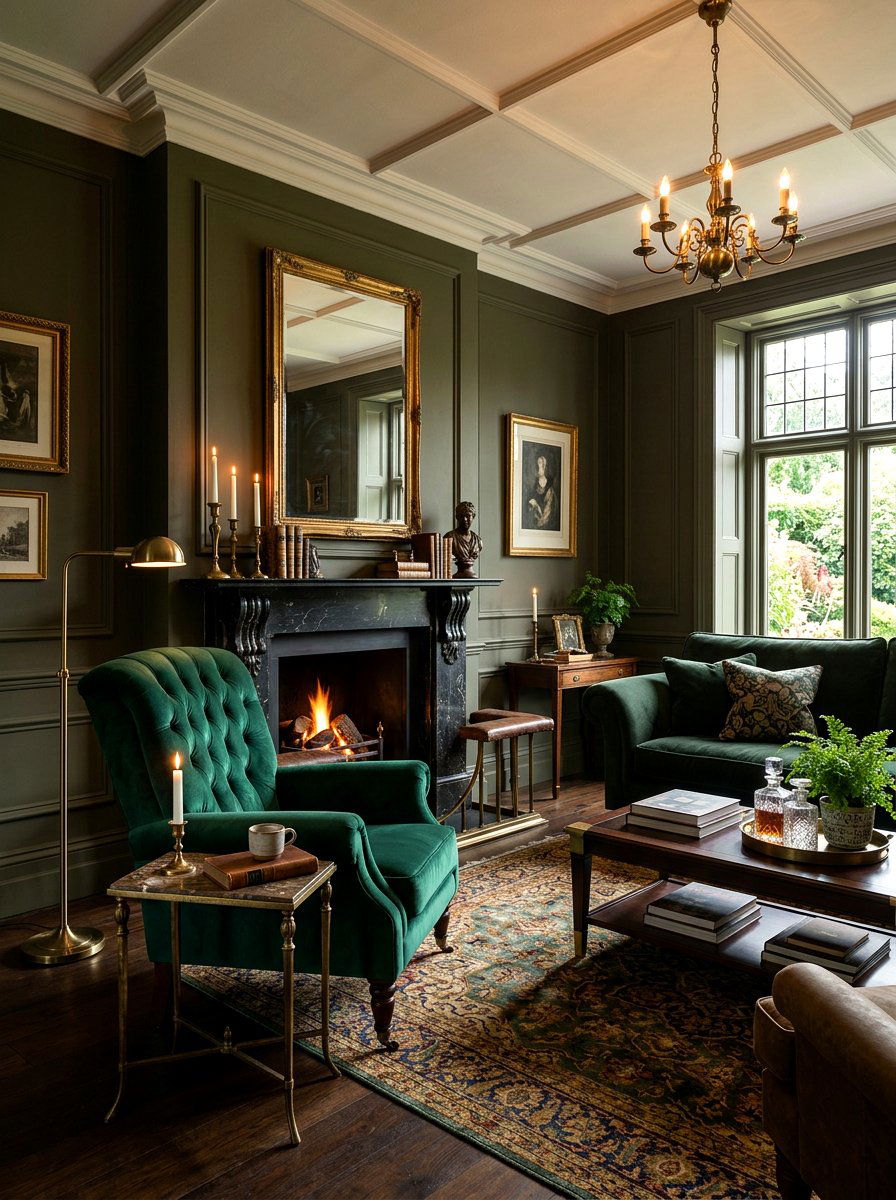 Emerald green chair - 30 statement armchair ideas