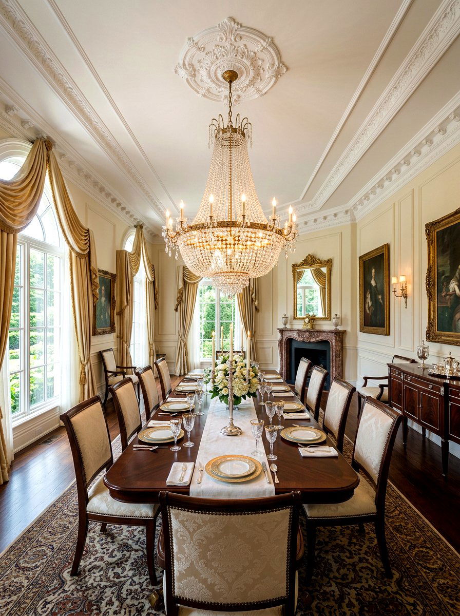 Empire Beaded Chandelier - 30 beaded chandelier ideas
