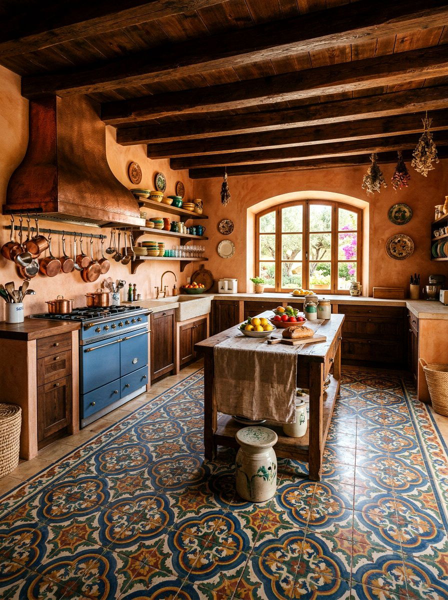 Encaustic Tile Floor - 30 tile floor pattern ideas