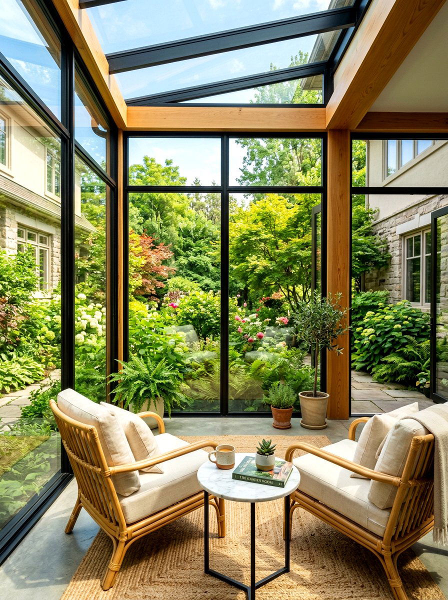 Enclosed Breezeway Sunroom - 30 breezeway decor ideas