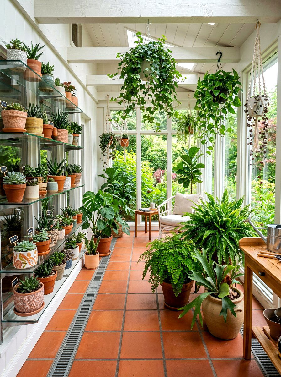 Enclosed porch plant room - 30 enclosed porch ideas