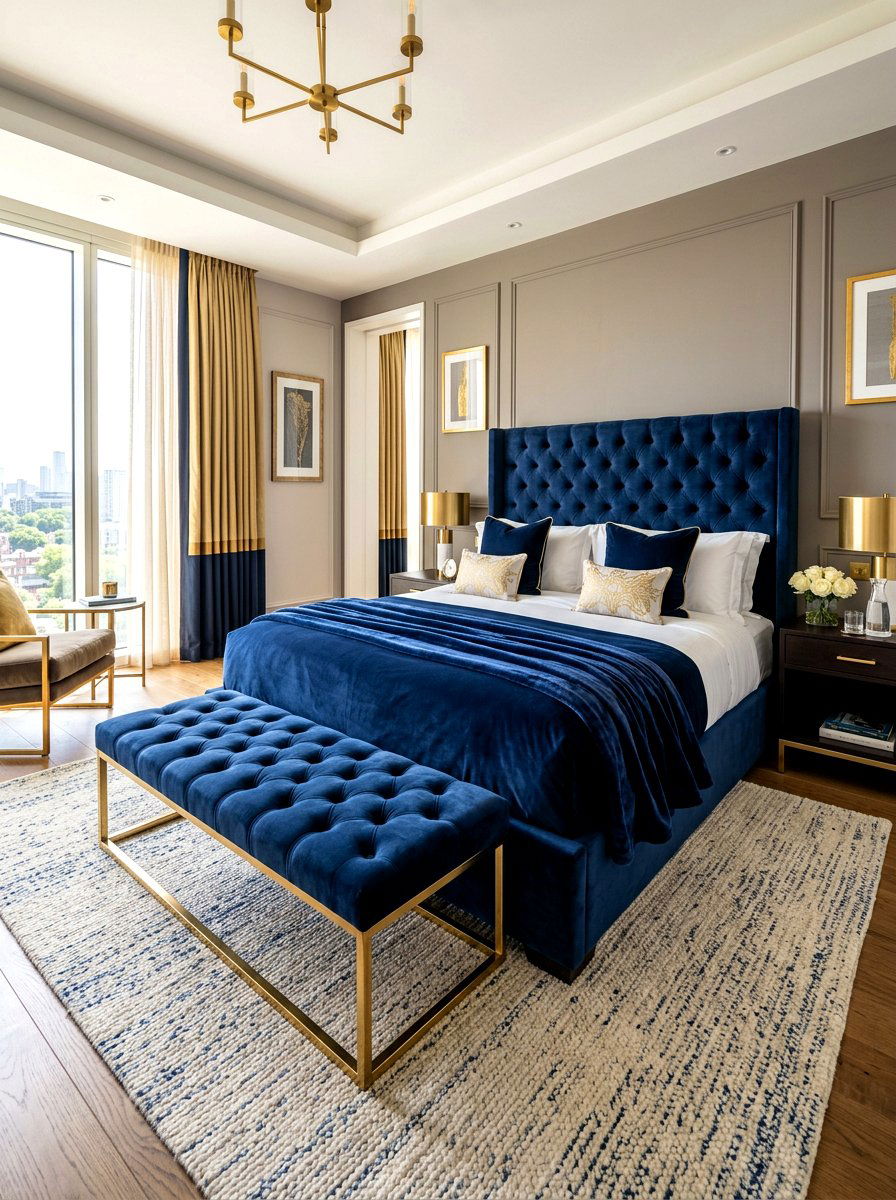 End of bed bench - 30 neo deco bedroom ideas
