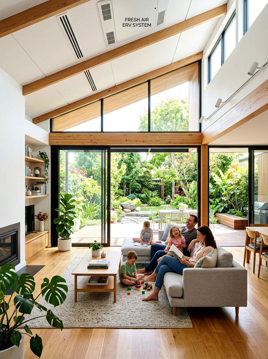 Energy Recovery Ventilation System - 30 invisible wellness home ideas