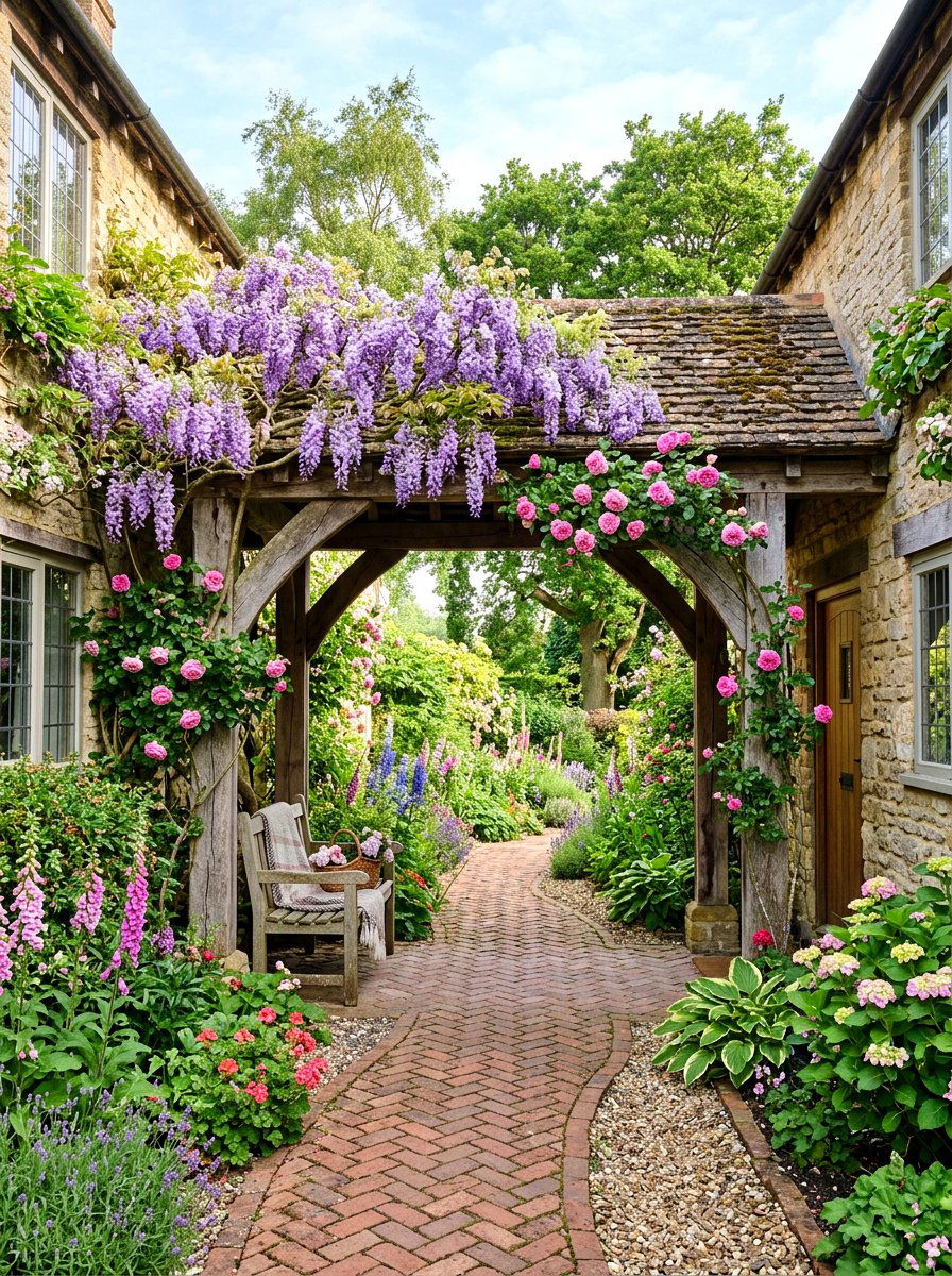 English Cottage Breezeway - 30 breezeway exterior ideas aesthetic