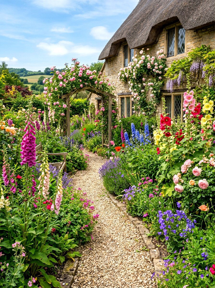 English Cottage Garden - 30 cottage landscaping ideas