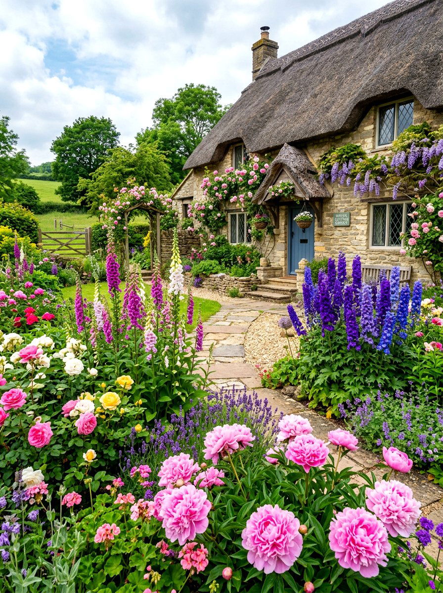 English Cottage Garden Flowers - 30 cottage garden ideas