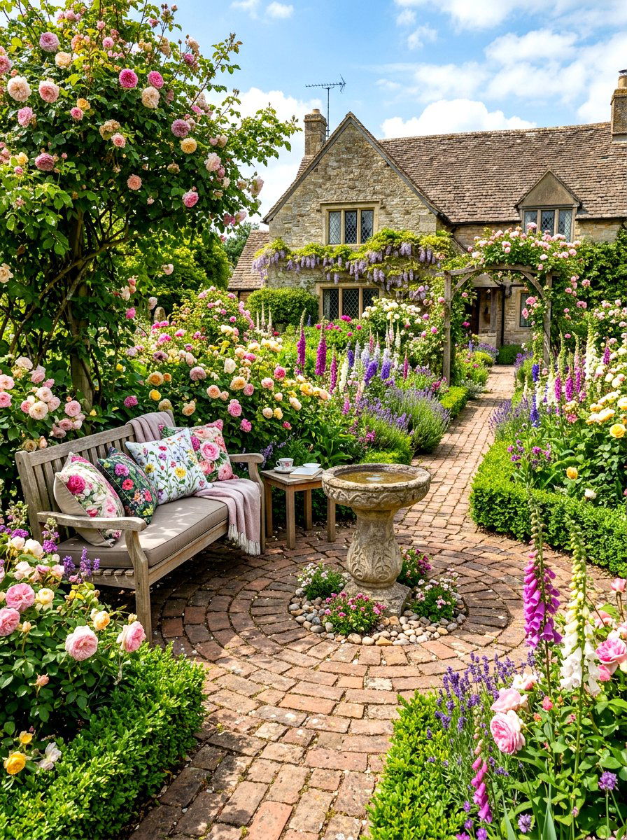 English Country Garden - 30 boutique hotel patio ideas