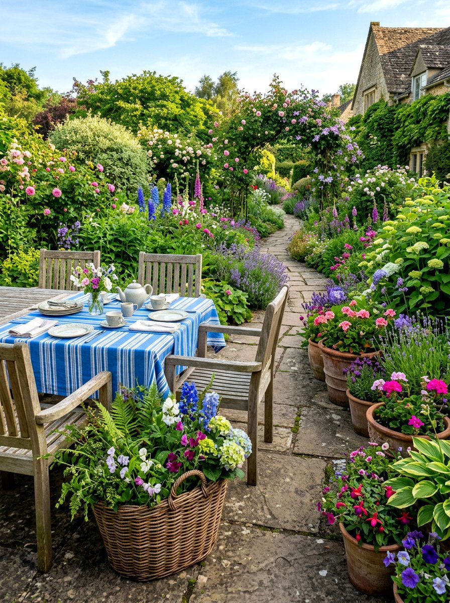 English Country Garden - 30 garden tea party decor ideas
