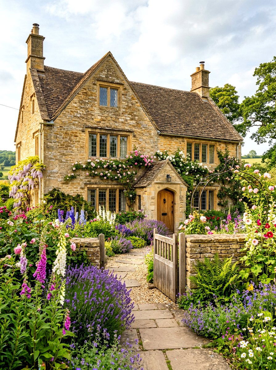 English Country Stone House - 30 stone house exterior ideas