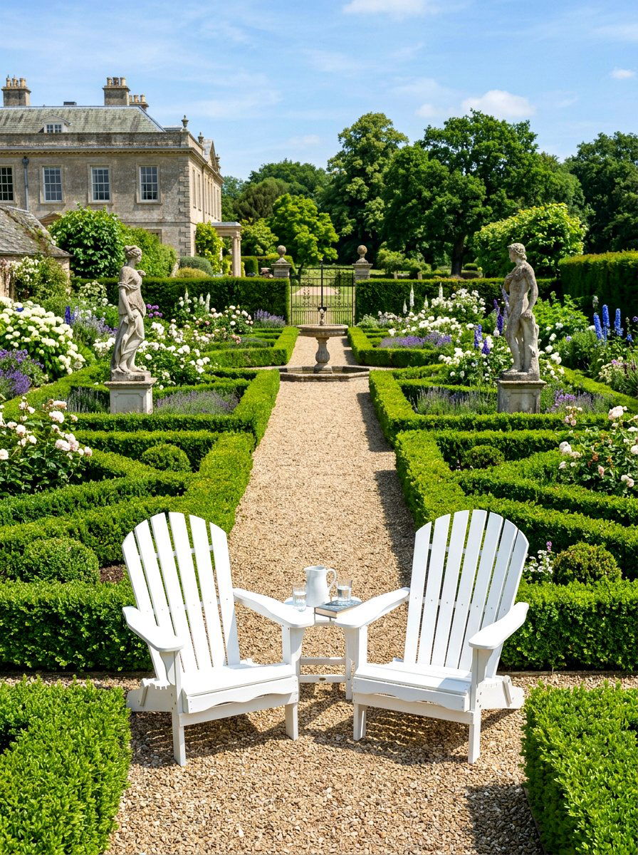 English Garden Adirondack - 30 Adirondack chair ideas