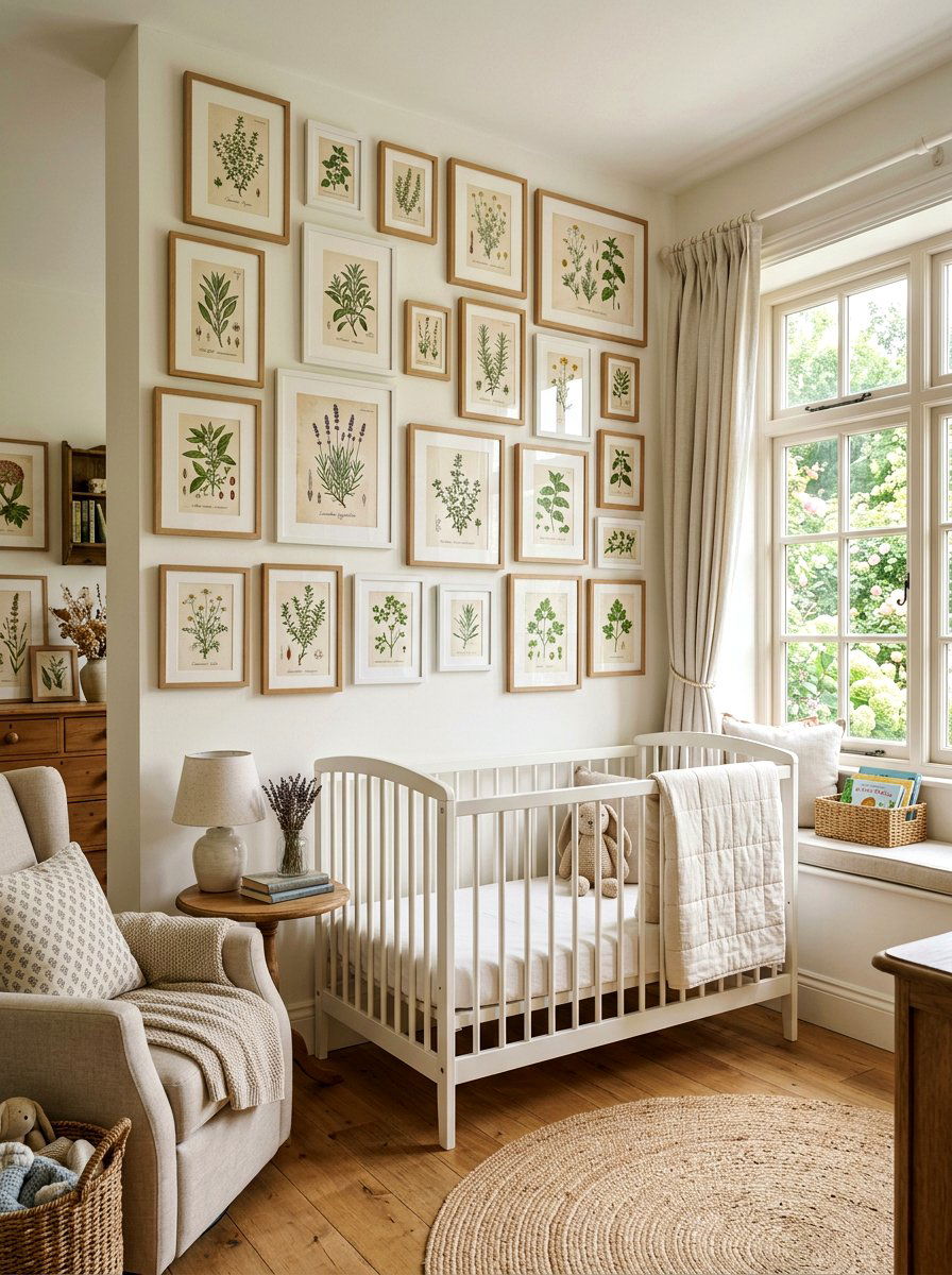 English Garden Botanical Prints - 30 English nursery decor ideas