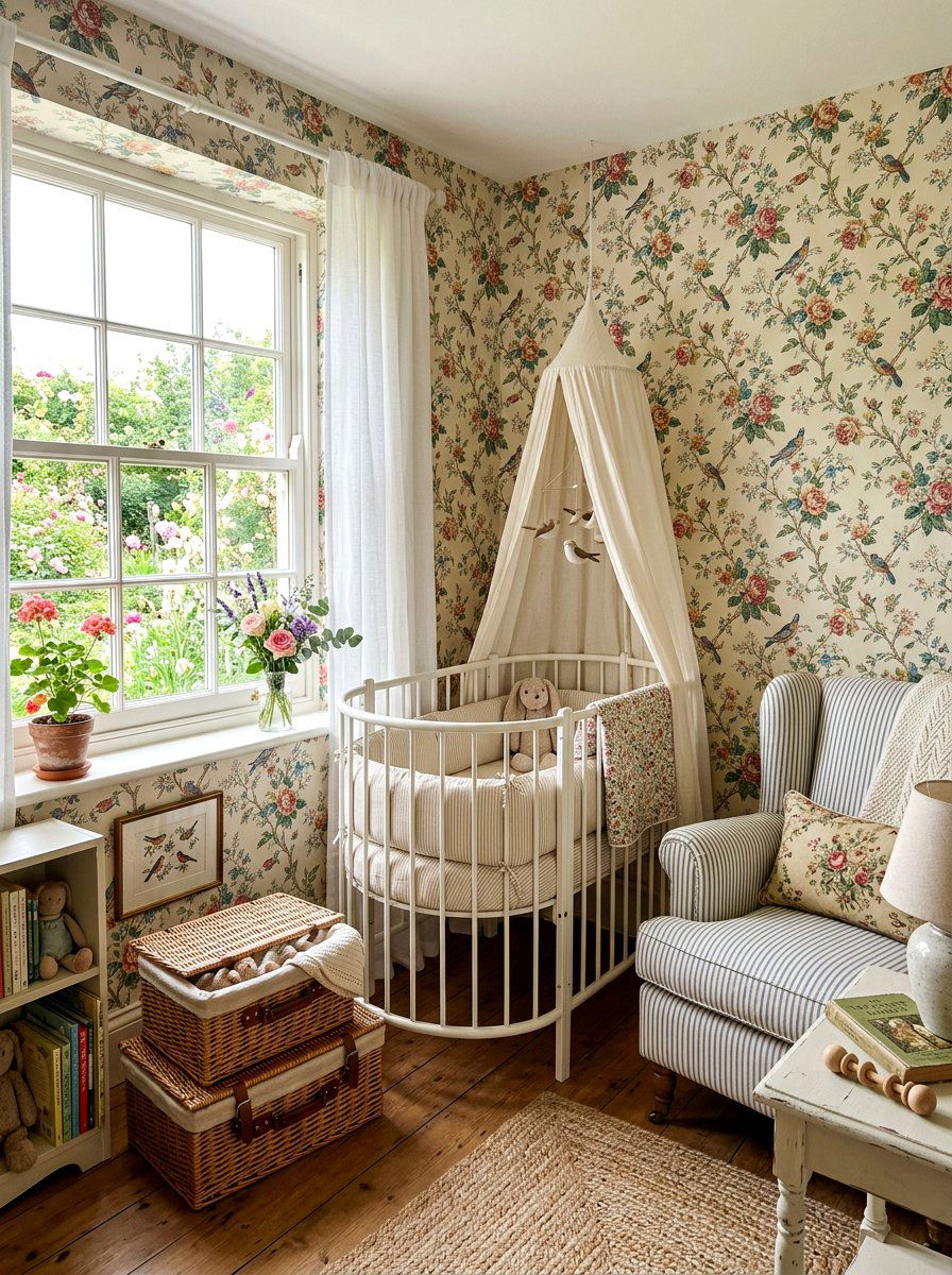 English Garden Nursery - 30 boutique nursery decor ideas