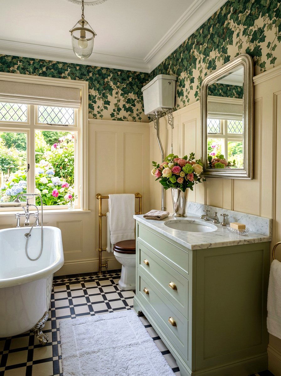 English Garden Suite - 30 bloomcore bathroom ideas