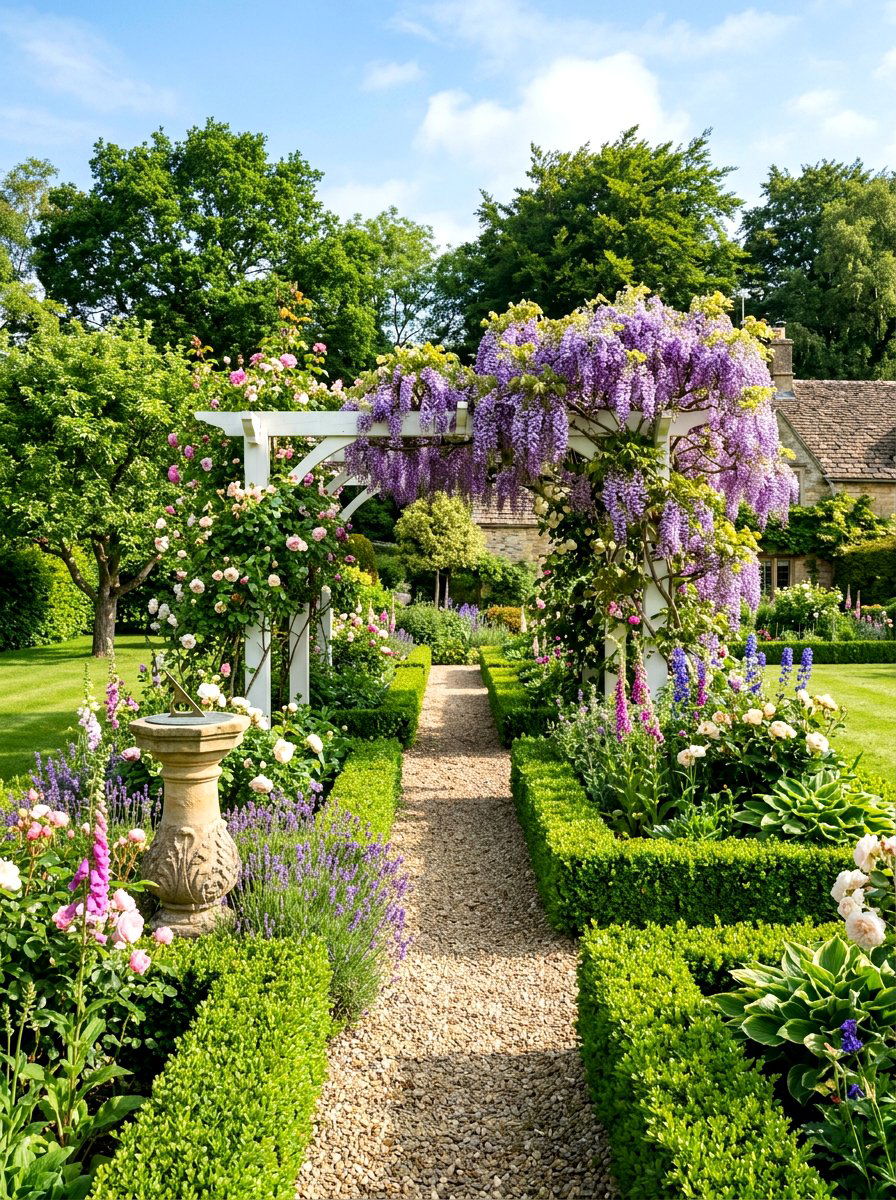 English Garden - 30 garden decor ideas