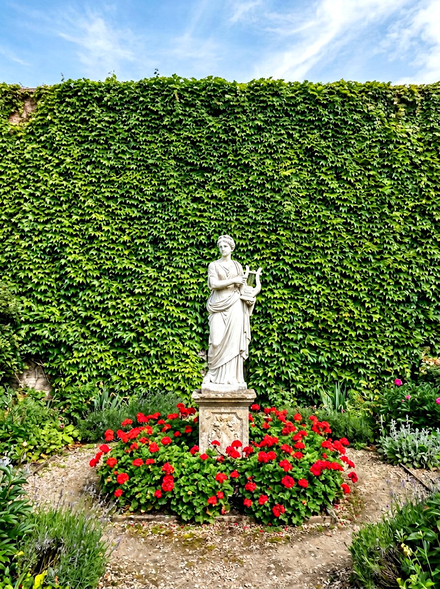 English Ivy Covered Wall - 30 secret garden ideas