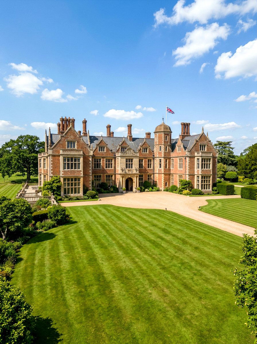 English Manor Brick Limestone Style - 30 brick and limestone exterior ideas