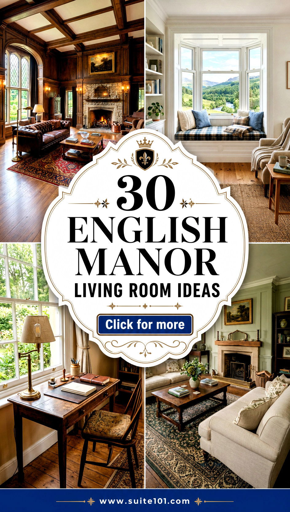 English Manor Living Room Ideas 30 Regal Makeovers to Copy - English Manor Living Room Ideas: 30 Regal Makeovers to Copy