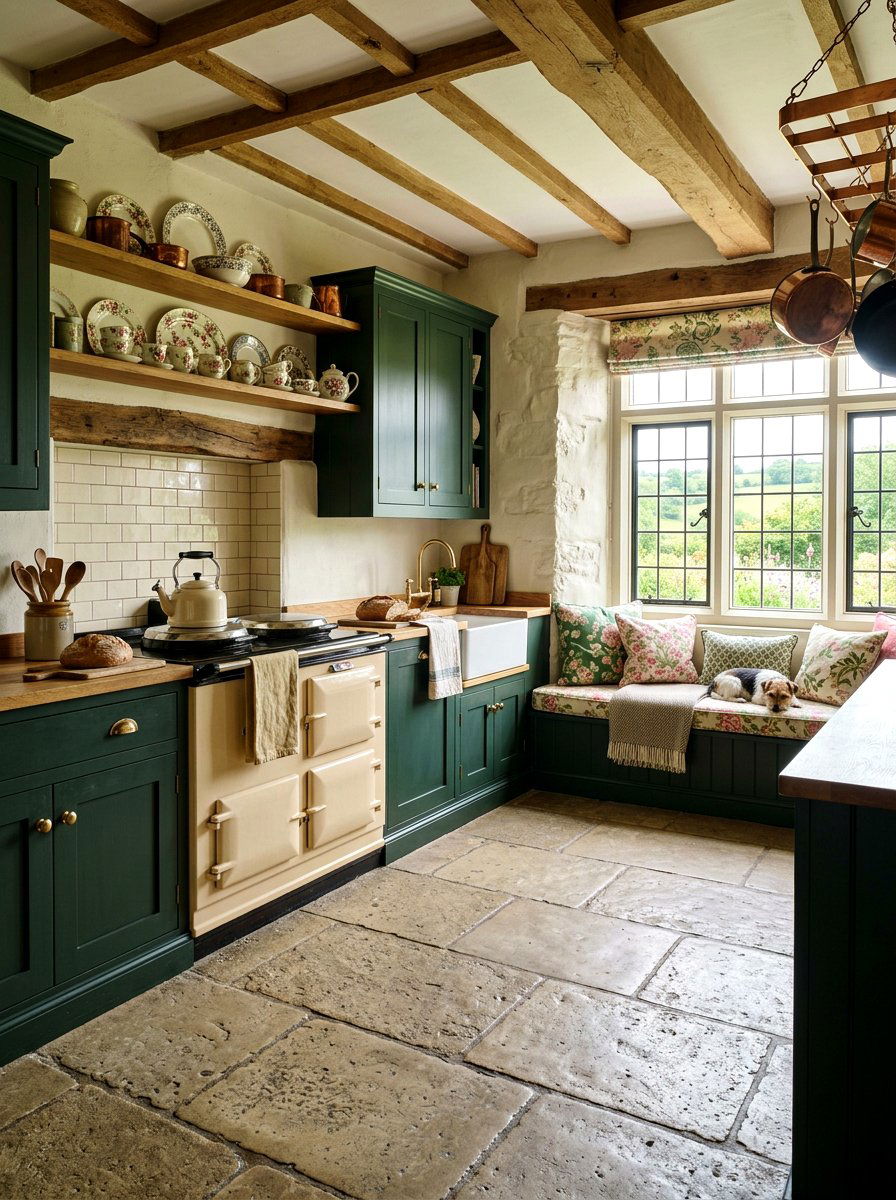 English cottage kitchen - 30 rustic European kitchen ideas
