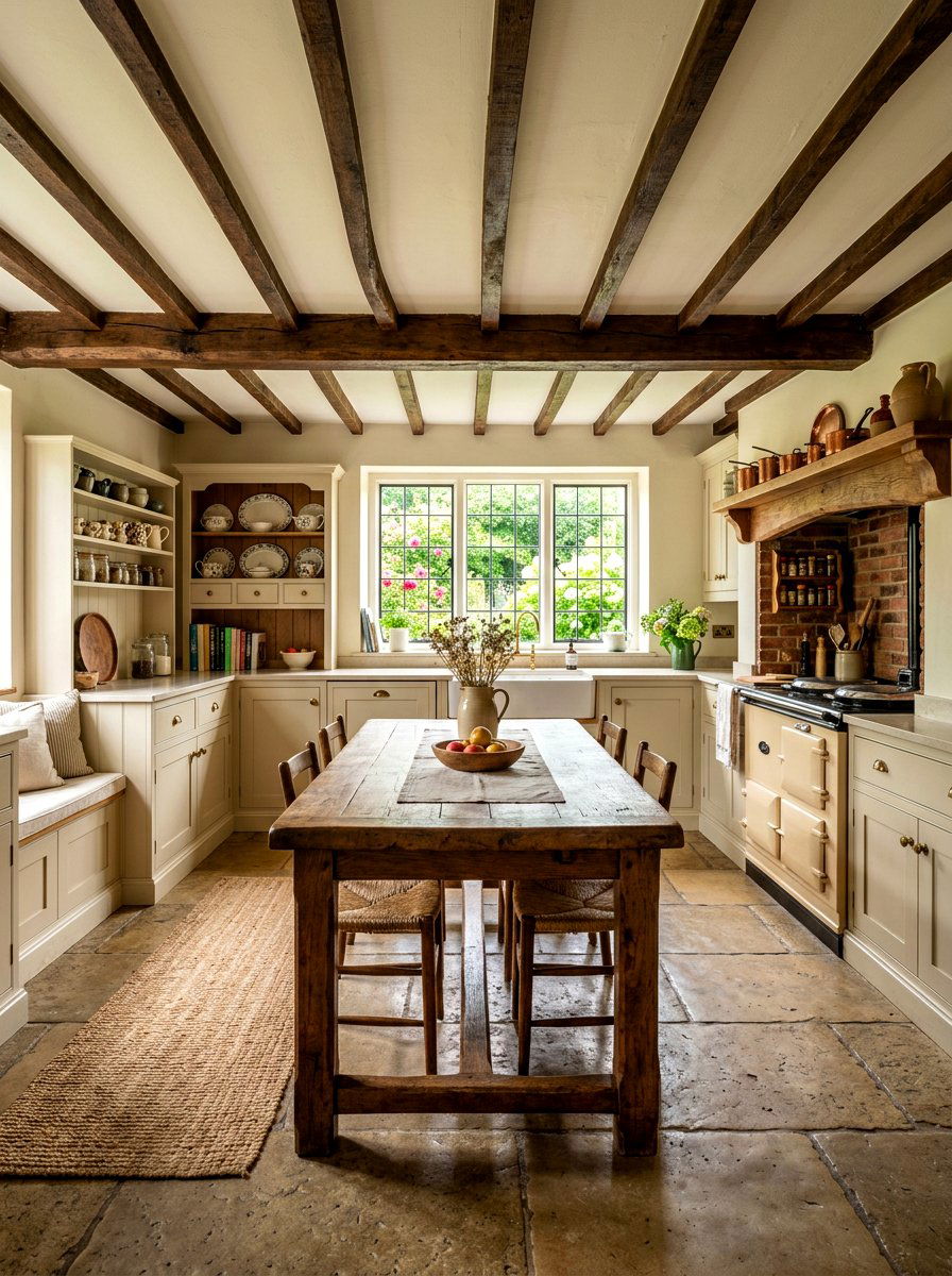 English country kitchen - 30 cottagecore kitchen ideas
