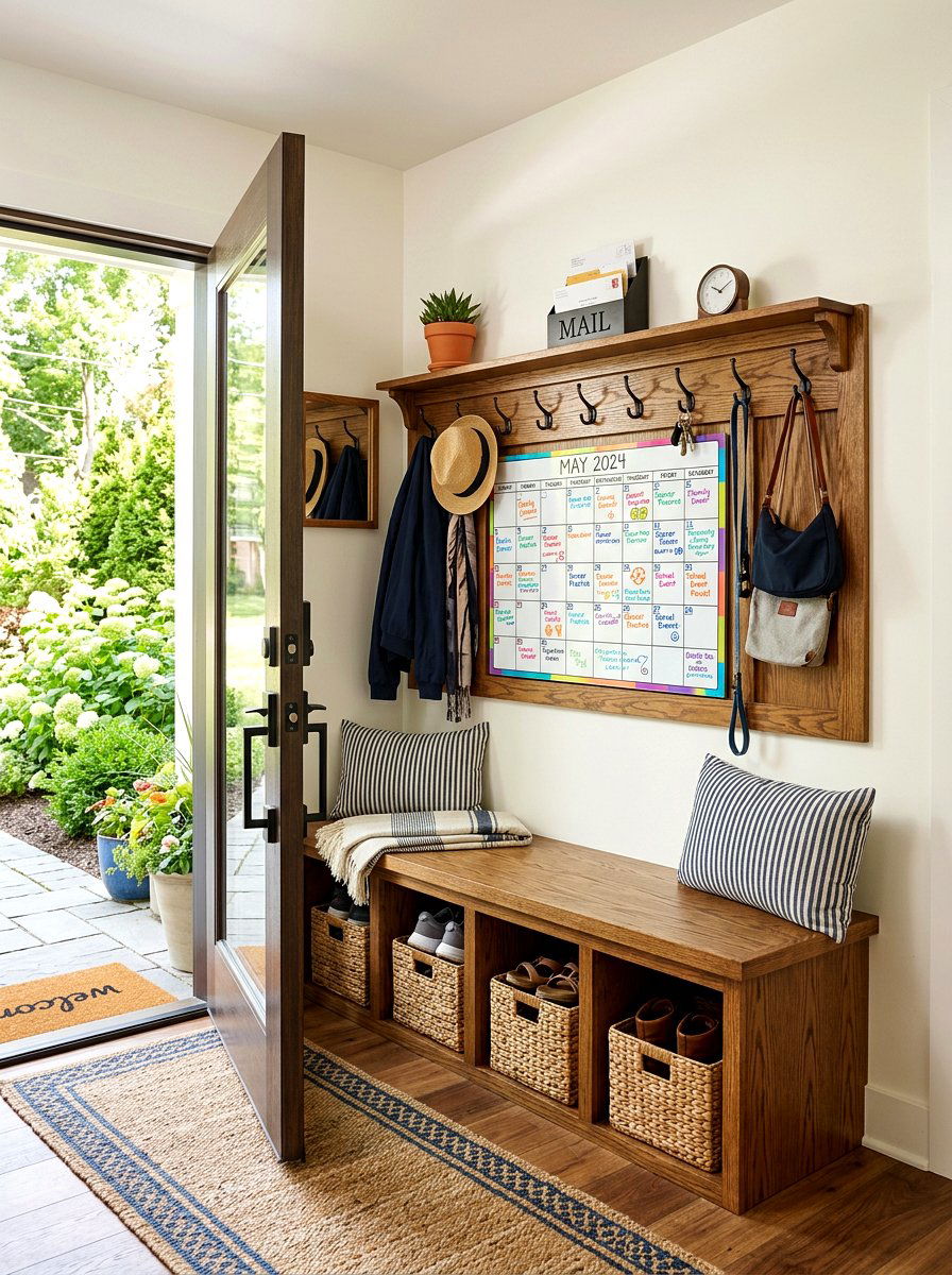 30 Command Center Wall Ideas to Keep Your Home Running Smoothly