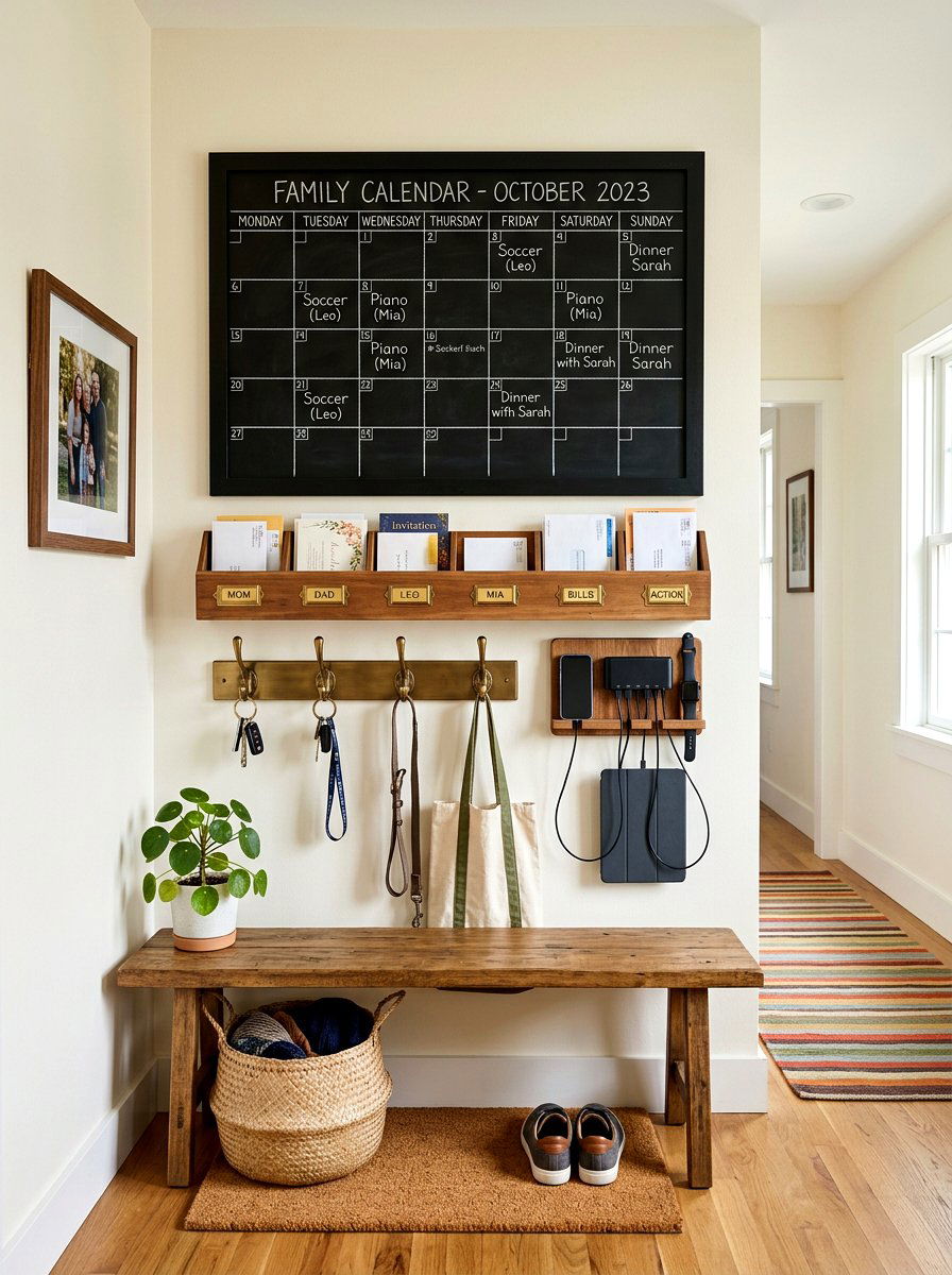 Entryway Command Center - 30 TikTok entryway ideas