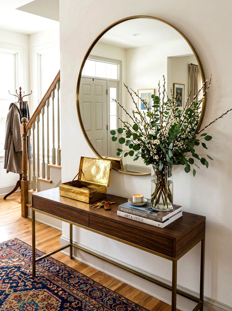 Entryway Console Metal Box - 30 decorative box styling ideas