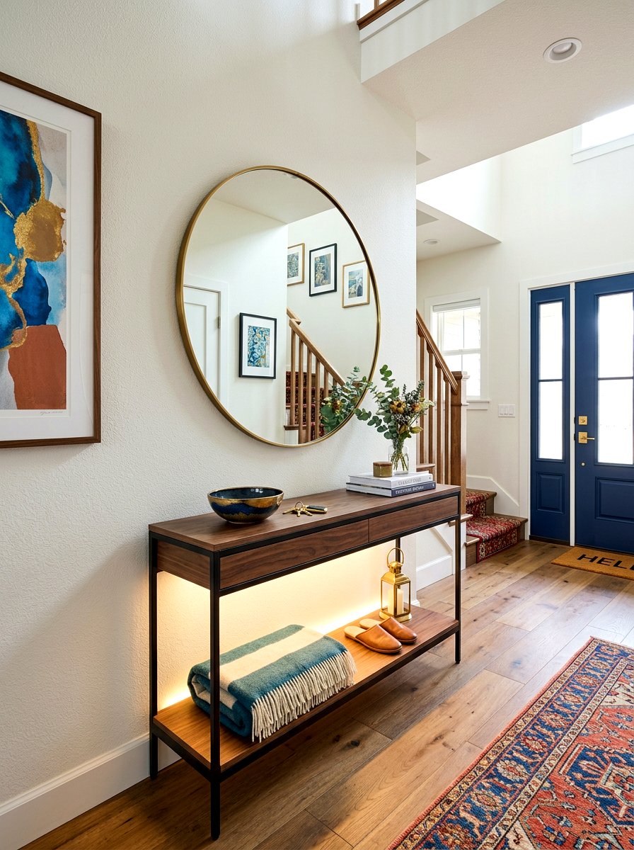 Entryway Console Shelf Lighting - 30 under shelf lighting ideas