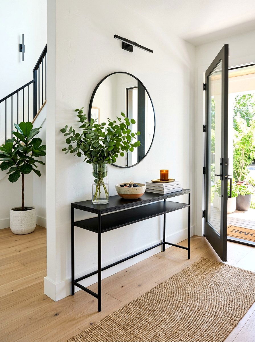 Entryway Console Table - 30 narrow console table ideas