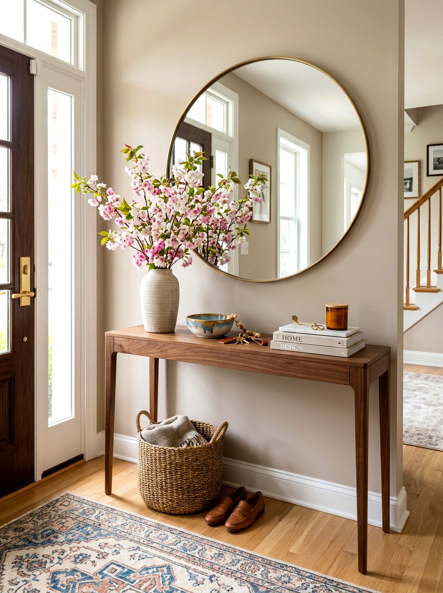 Entryway Console Table - 30 spring reset home ideas