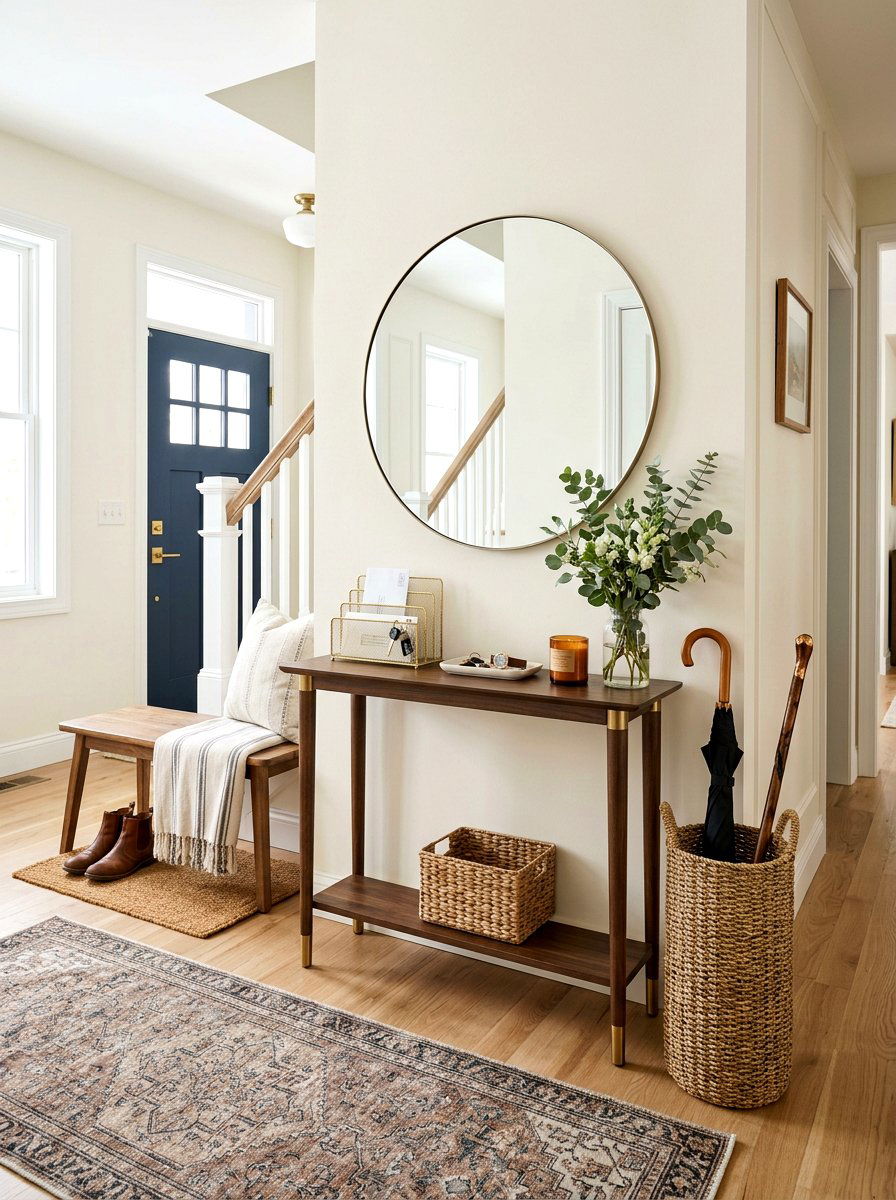 Entryway Drop Zone - 30 small utility nook ideas