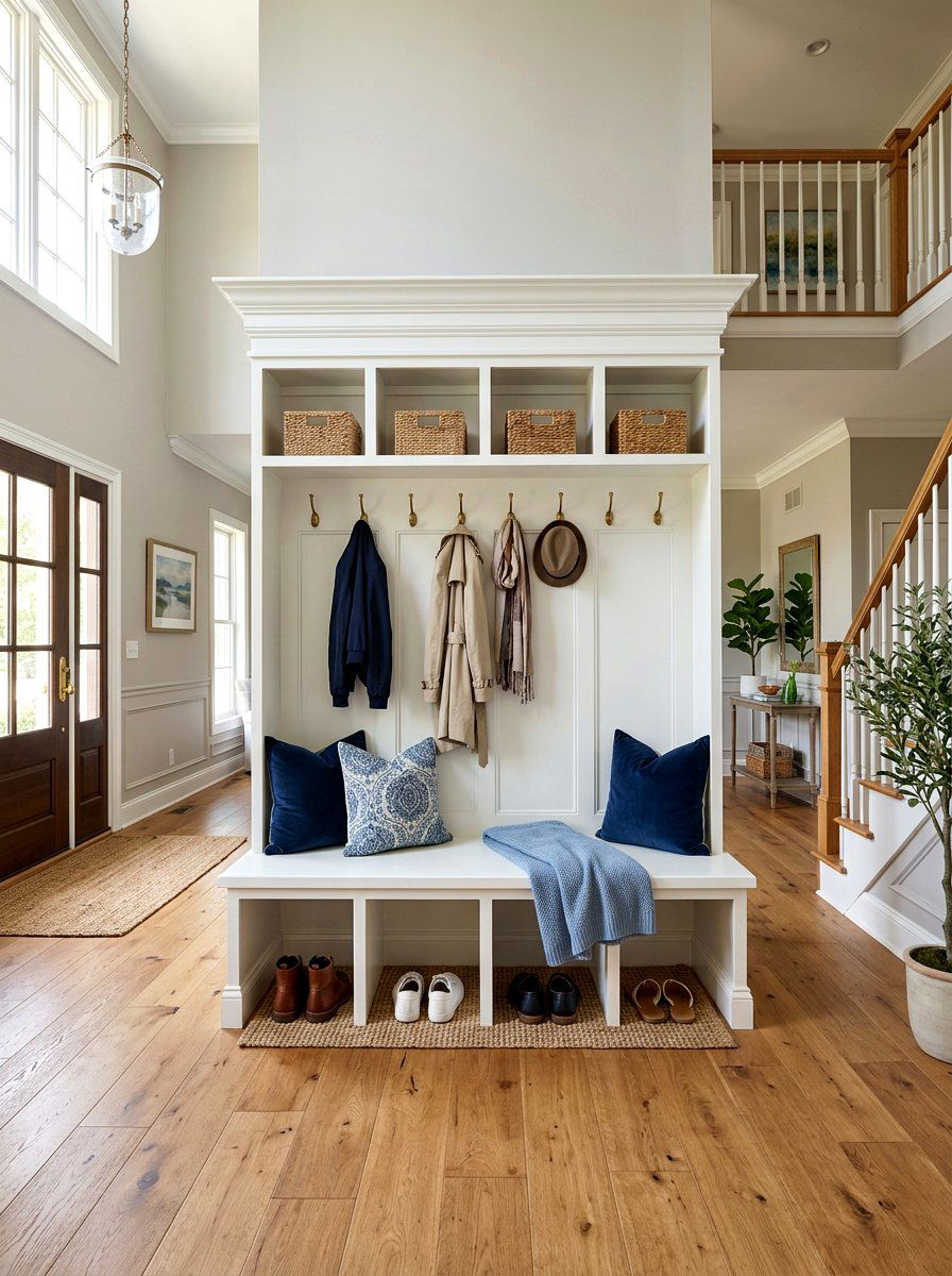 Entryway Hall Tree - 30 family entryway ideas
