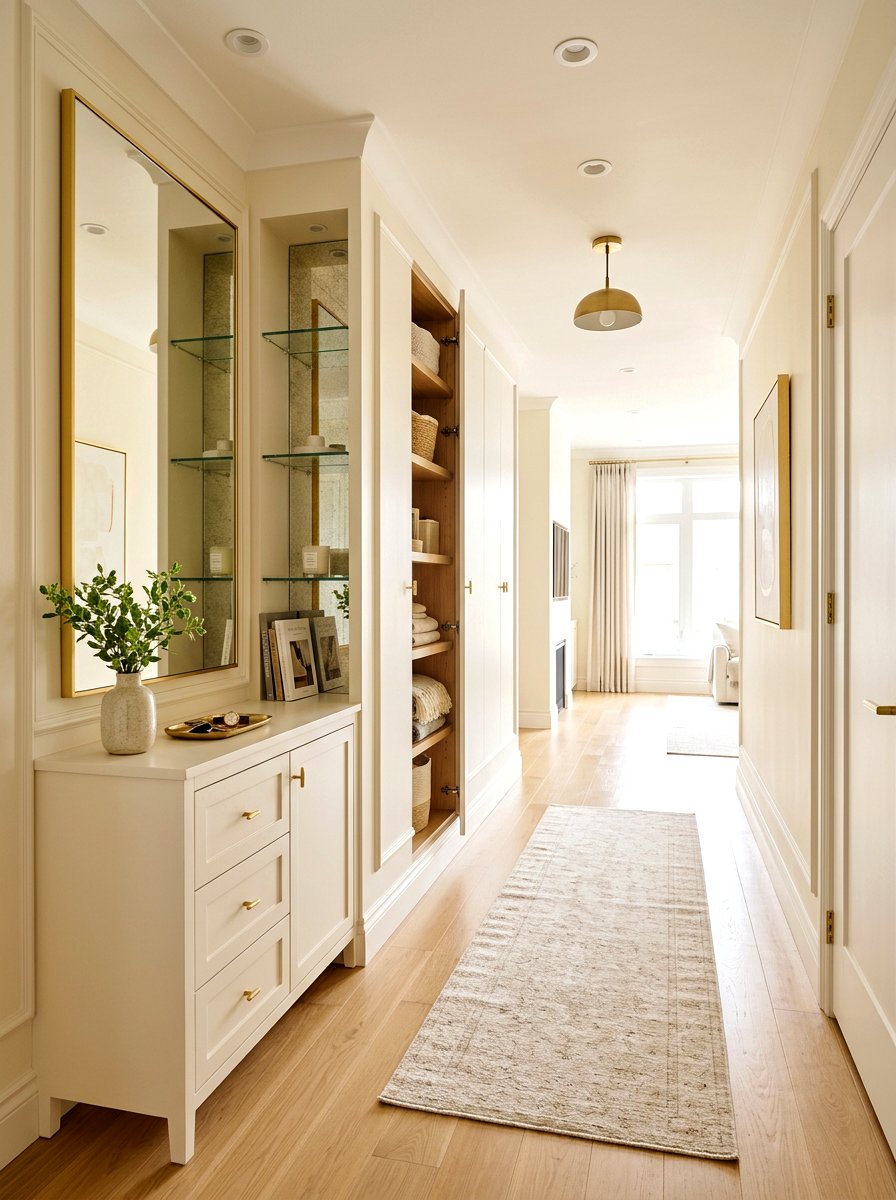 Entryway Mirror Cabinet - 30 drop zone cabinet ideas