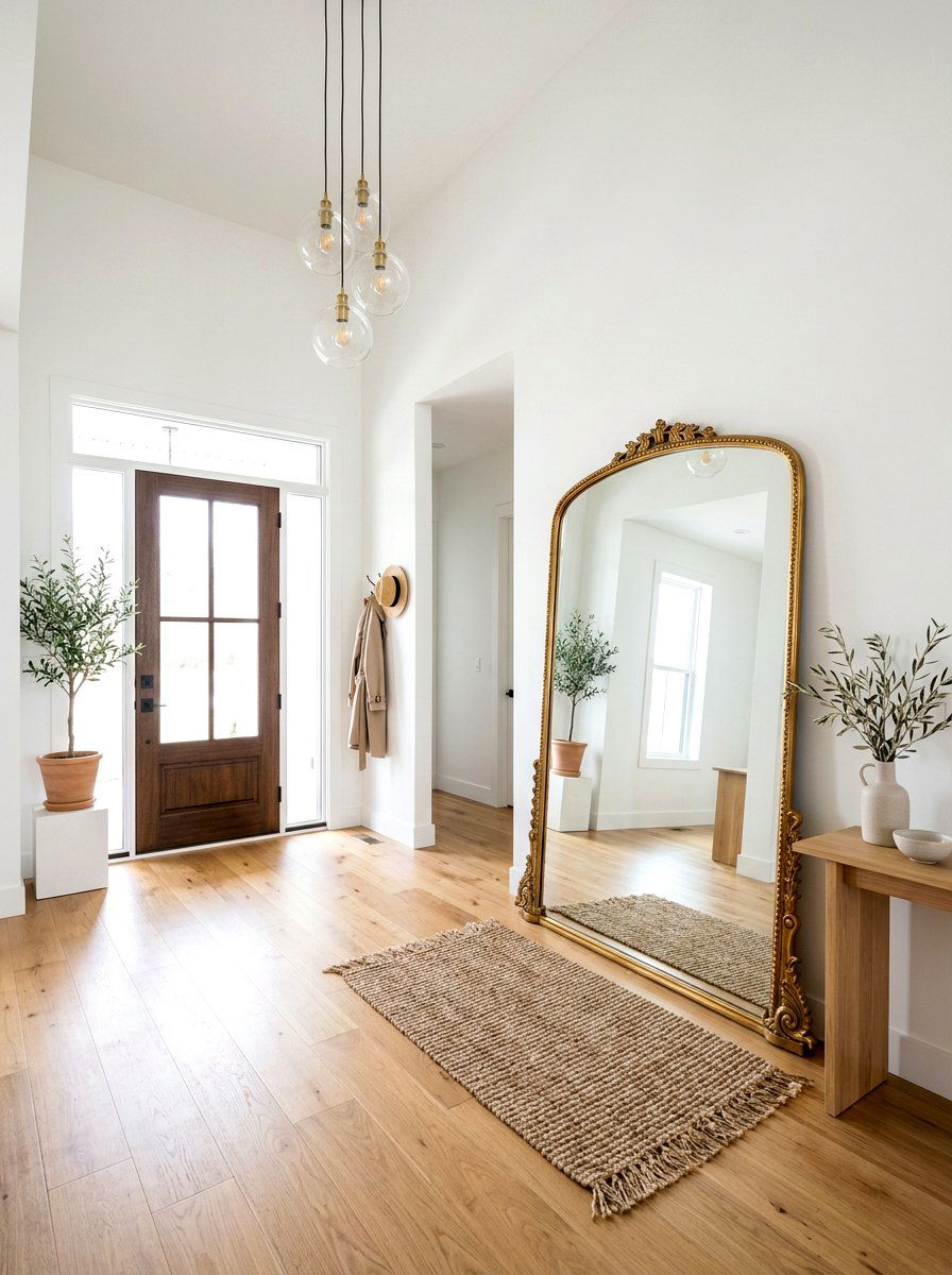 Entryway Mirror Decor - 30 foyer ideas