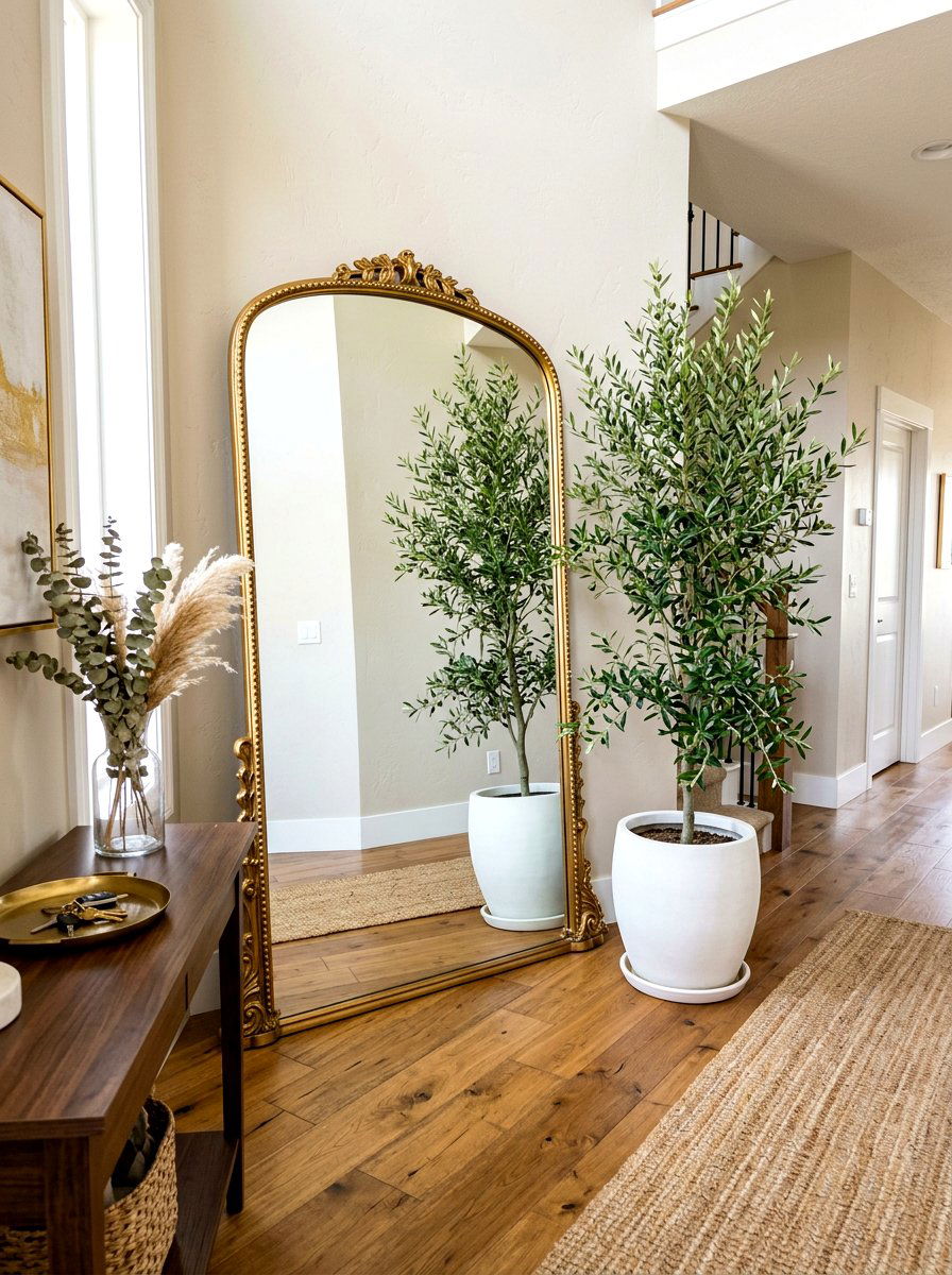 Entryway Mirror Olive Tree - 30 olive tree entry ideas